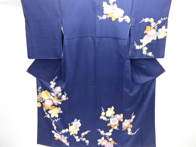 花模様刺繍訪問着